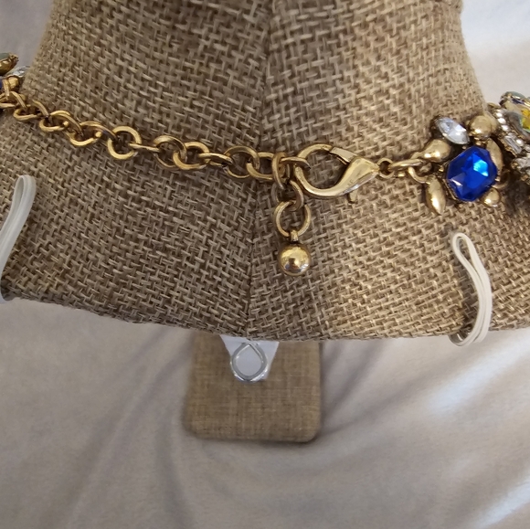 Glamorous Multi-Color Rhinestone Necklace - Picture 5 of 5